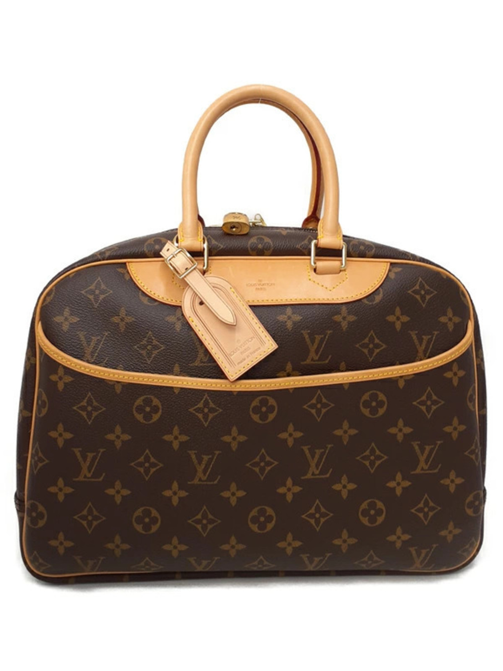 Louis Vuitton Monogram Bowling Vanity Handbag